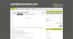 Desktop Screenshot of orthotictechnicians.com