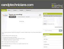 Tablet Screenshot of orthotictechnicians.com